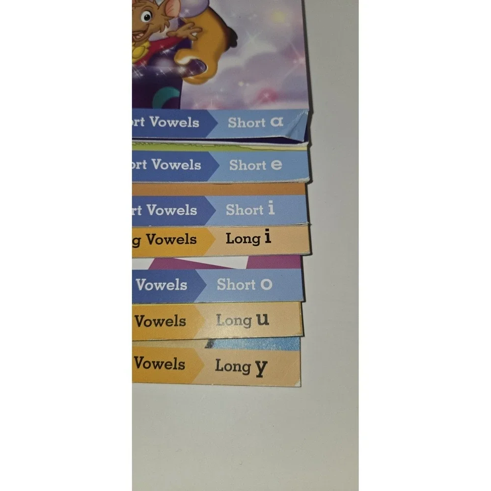 LeapFrog LeapReader Early Reading‎ Books Lot of 7 Short & Long Vowels